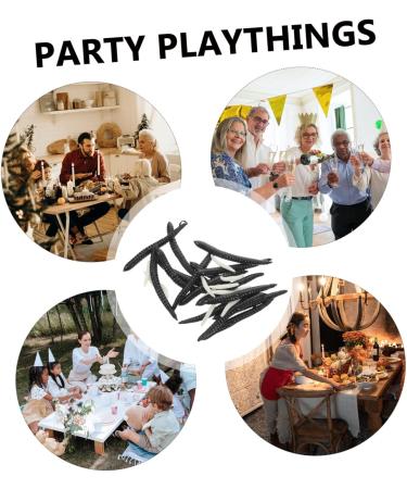 Abaodam 200 Pcs Simulated Maggot Prank Joke Toys Game Tossing Toys Live Wax Worms Party Toys April Fools Day Tricks Disgusting Maggot Models Party Prank Props Fake Soft Rubber Plastic - Buy Online on GoSupps.com