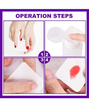 Infilila Lint Free Nail Wipes 540PCS - Super Absorbent Nail Polish Remover Pads - Buy Online on GoSupps.com