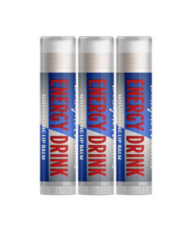 Delight Naturals Energy Drink Lip Balm - Set of Three