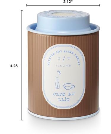 ILLUME Petite Patisserie Cafe Au Lait Tin Candle - International Shipping | Shop Now for Unique Home Fragrance - Buy Online on GoSupps.com