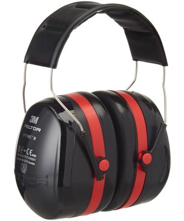 3M Disposable Ear Protection - 1100 Series 200 Pairs Size-Adjustable Double Shell Technology - Optimical III Capsule Black-Red Bundle | International Shipping - Buy Online on GoSupps.com