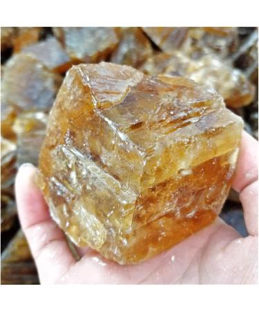 Natural Raw Orange Honey Amber Calcite Quartz Ores Specimen Rough Crystal Stones Decor Collections in Bulk Decoration ZJGIDTEM 850-1000g - Buy Online on GoSupps.com