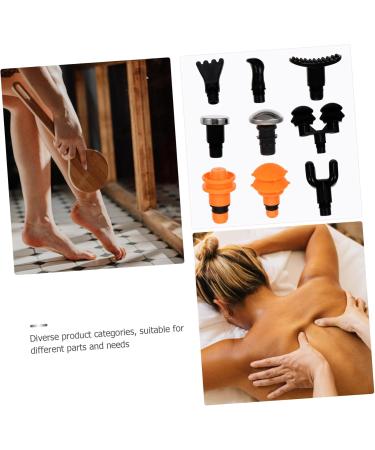 Beavorty 3 Sets 9 Pieces Head & Muscle Massage Attachments - Fascia & Hand Massage Devices for Ultimate Fitness Relief - Buy Online on GoSupps.com