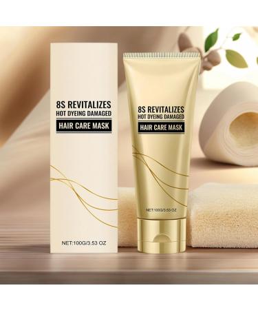 Moisturizing hair mask 100 g nutritional repair conditioner styling accessories for curly frizig daily care immediate relief - Buy Online on GoSupps.com