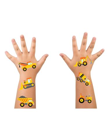 Construction Temporary Tattoos - Pack of 30 | Skin Safe, MADE IN THE USA | Birthday Party Supplies & Favors - Buy Online on GoSupps.com