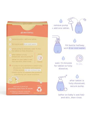 Goodnest Baby Bath Refill Tablets - Soothing Chamomile - 2 Pack - Buy Online on GoSupps.com