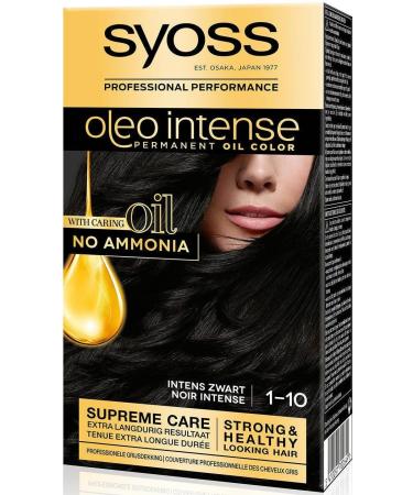 SYOSS Color Oleo Intense 1-10 Intens zwart Haarverf - 1 stuk