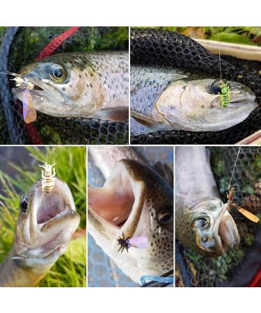 YZD Fly Fishing Flies Kit - Realistic Hand-Tied Trout Lures - 12/26/48 Pcs 6-Ant Nymph Assortment - Buy Online on GoSupps.com
