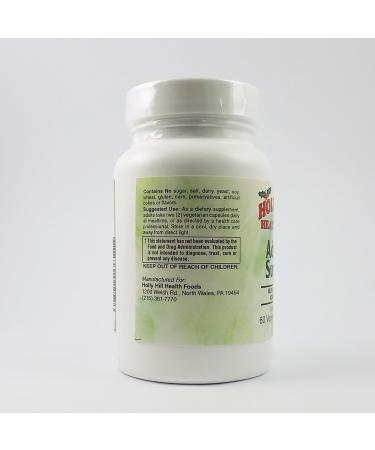 Holly Hill Health Foods Adrenal Support 60 Vegetarian Capsules - Buy Online on GoSupps.com