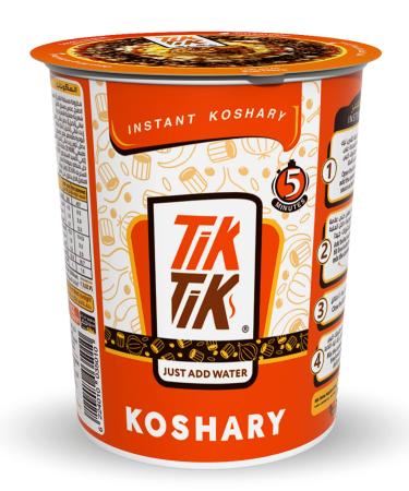 Koshari Tik Instant Kushari Kushary (1 Pack 3.70 oz / 105gm) Organic & Natural Pure National Dish Meal Dried Dry Egyptian Egypt Traditional Kosher Halal