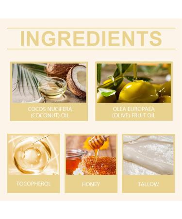 Organic Beef Tallow and Honey Balm | Moisturizer for Dry Skin | 4.23 oz Body Butter - Buy Online on GoSupps.com
