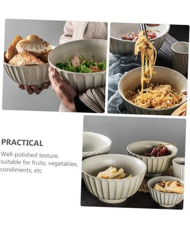 Zerodeko 1pc Ramen Bowl Decor Noodles Flatware Fruit Bowl Bowls Kitchen Supplies Japanese-Style Japanese Bowl 20X6.3CM As Shown - Buy Online on GoSupps.com