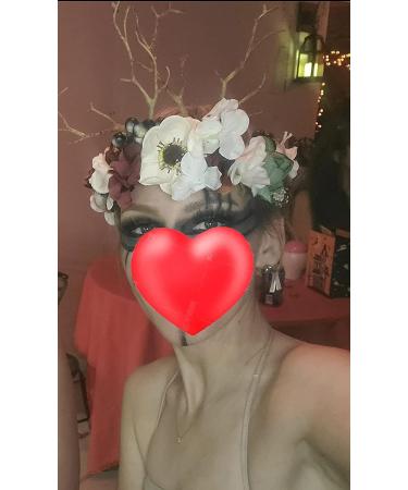 Trepveter Deer Flower Crown - Boho Floral Headpiece for Women, Maternity Photo Props, Wedding, Party & Prom - Buy Online on GoSupps.com