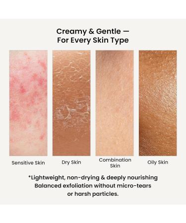 Korean Rice Exfoliating Face Scrub | Brightening De-Tan & Pigmentation Care | With Kojic Acid Alpha Arbutin & Hyaluronic Acid | Gentle Scrub for Glass Skin Hydration & Smooth Glow | 100g - Buy Online on GoSupps.com