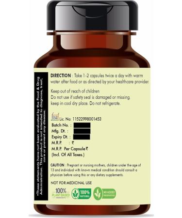 Gokhru Extract 500mg - 60 Vegetarian Capsules|Tribulus Terrestris| All Natural | 100% Vegan | Gluten-Free. Gokhru 60 Count (Pack of 1) - Buy Online on GoSupps.com