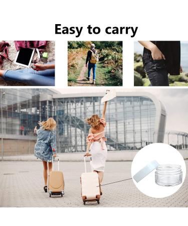 100pcs 5ml Small Clear Sample Jars with Lids - Empty Container Pots for Travel & DIY Projects | International Shipping Available - Buy Online on GoSupps.com