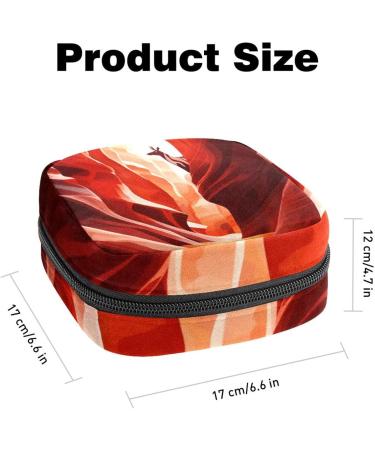 Period Bag - Sanitary Napkin Storage & Tampon Holder for Purses | Classic Design | 4.7x6.6x6.6 in | Shop Internationally - Buy Online on GoSupps.com