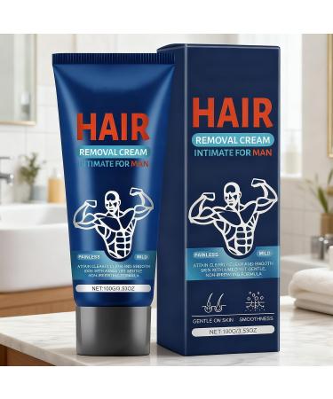 Hair Removal Cream for Skin | Non-Greasy Hair Removal | Body Hair Removal Treatment - For Arms Underarms Bikini Area Back Shoulders Chest Holidays Swimming Gym Athletes - Buy Online on GoSupps.com