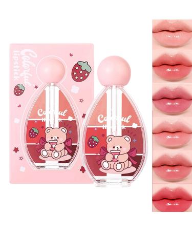 Palette de L vres | Rouge L vres Brillant Hydratant Teint 6 Couleurs Baume Teint R sistant L'eau | Pour Filles Adolescentes Cosm tiques Maison Rencontres Sc ne Spectacle Lieu