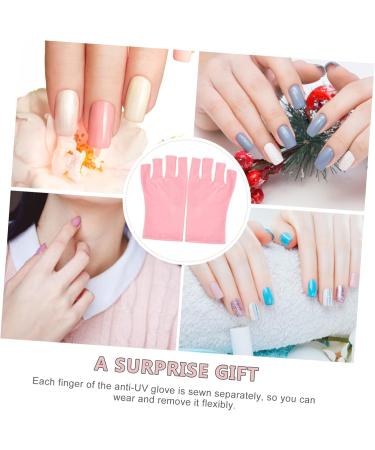 POPETPOP UV Fingerless Gloves 8 Pairs Nail Gloves Nail Art Supplies Fingerless Uv Gloves Manicure Uv Nail Glove Protector Manicure Gloves Nail Art Hand Cover Accessories Anti-uv Polyester - Buy Online on GoSupps.com