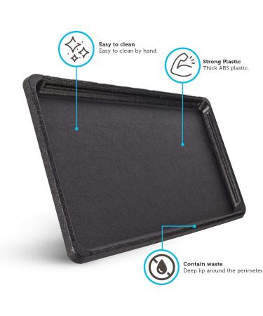 Medium Plastic Replacement Tray for Dog Crate Pan - Fits 24 Crates - Pet Cage Liner for Dogs, Cats, Rabbits, and Ferrets - Buy Online on GoSupps.com