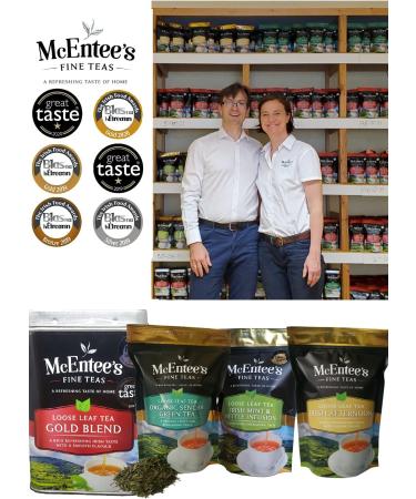  McEntee's Tea McEntee's Irish Breakfast Tea - Catering 1.35 kg - 600 cups - AWARD-WINNING AND BLENDED IN IRELAND. STRONG & CITRUS. A traditional Irish blend of loose-leaf Ceylon and Assam teas. - Buy Online on GoSupps.com