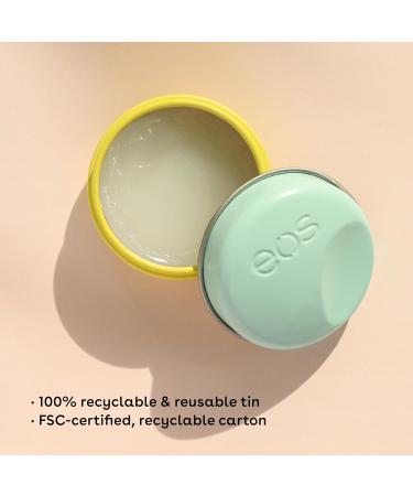 eos Plant-Based Vegan Lip Salve - Sweet Mint 100% Natural Formula Cocoa Butter Lip Balm with Upcycled Olive Squalane Cruelty-Free 0.42 oz (Pack of 2) - Buy Online on GoSupps.com