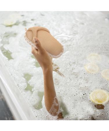 FOMIYES Bath Back Shower Scrubber - Exfoliating Loofah Sponge & Funny Slipper Shaped Body Washing Pad | Best Bathroom Accessories for Deep Cleansing - Buy Online on GoSupps.com