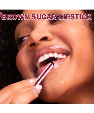 DAMUSI 2PCS Tinted Lip Balm Moisturizing Lipstick for Women Hydrating Solid Lip Gloss Sheer Formula and Lightweight Lip Care Balm for Dry Lips(Black Candy) - Buy Online on GoSupps.com