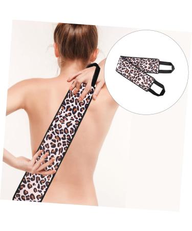 minkissy Leopard Pull Back Applicator for Back Self Tanner Back Applicator Back Lotion Applicator Band Sun Tanning Lotion Sun Cream Tanning Back Lotion Applicator To Color Body Lotion Fiber - Buy Online on GoSupps.com