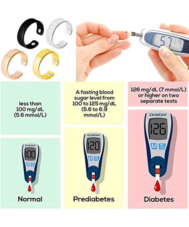 Healthgo Magnetic Blood Pressure Regulator Ring for Lymphatic Drainage Therapy - Unisex Magnetic Ring for Men and Women - Buy Online on GoSupps.com