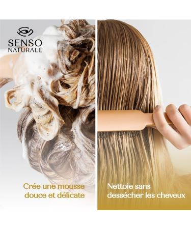 Senso Naturale Ecological Illuminating Lightening Solid Shampoo for Dull Hair with Chamomile Turmeric and Lemon Lightens Golden Highlights 100% Natural and Vegan pH 4.5-5.5 - Buy Online on GoSupps.com