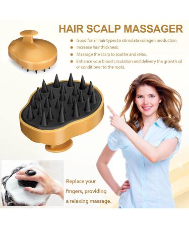 Pure Rosemary Oil for Hair Growth - 2 Pack with Scalp Massage Brush | Enhance Hair Health for Men & Women - Buy Online on GoSupps.com