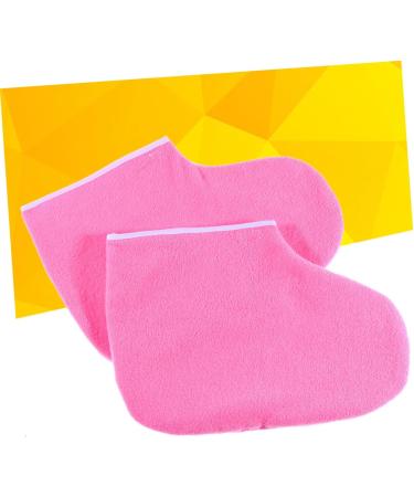 Housoutil Wax Mittens Wax Sock Feet Hand Care Glove Foot Tool Work Pink medium Pink - Buy Online on GoSupps.com