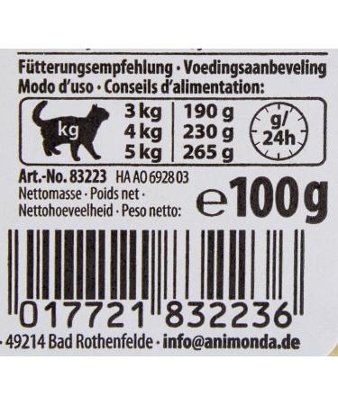 Animonda Vom Feinsten Senior Wet Food for Cats 7+ Years | Poultry 32 x 100g - Premium International Shipping - Buy Online on GoSupps.com