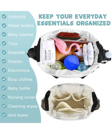 Diaper Bag Tote Set for Boys and Girls | Large Travel Bag for Mom and Dad with Changing Pad - Buy Online on GoSupps.com