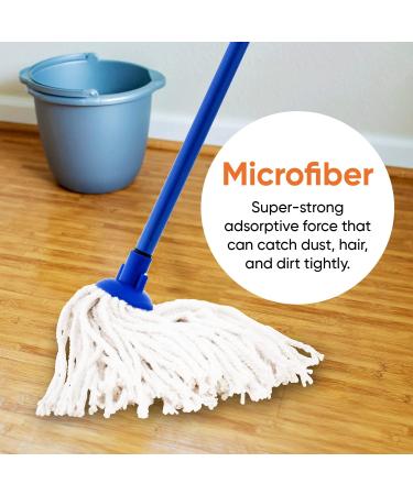 Superio Brand White Cotton String Mop - High-Quality Cleaning Tool - Buy Online on GoSupps.com