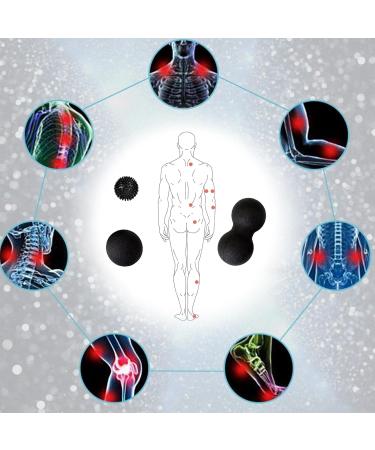 Fascia Ball Set - 3 Series Massage Balls for Effective Self-Massage & Muscle Pain Relief | Trigger Point Tools & Peanut Massage Ball - Buy Online on GoSupps.com