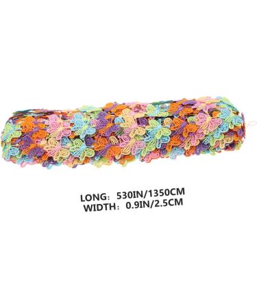 Lurrose 1 Roll Butterfly Water Soluble Lace Decor Lace Curtains Dress Trim Dress Pattern The Flowers Apparel - Buy Online on GoSupps.com