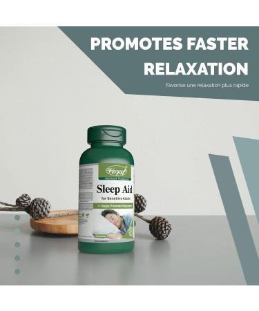 VORST Sleep Aid for Sensitive Adults 60 Capsules | Natural Sleeping Pills Melatonin Alternative Relaxant Supplement for Promoting Tranquility & Sleep Quality | Includes Includes Valerian L Theanine Chamomile Passionflower Lemon Balm Hops Vitamin D & Magne - Buy Online on GoSupps.com