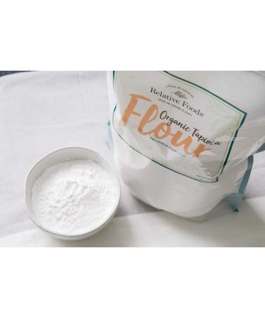 Relative Foods Organic Tapioca Flour 3 lbs - Gluten Free, Allergen Free, Vegan | Certified GF - Resealable Bag - Buy Online on GoSupps.com