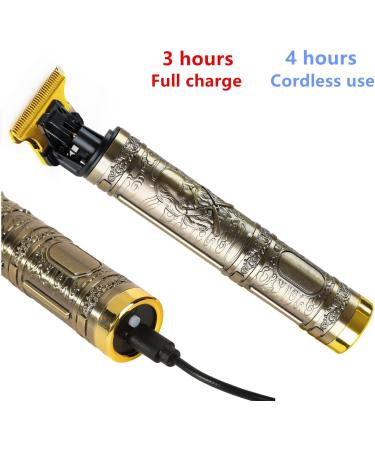 Hair Trimmer for Men Cordless Rechargeable Beard Trimmer Electric T Blade Liners Hair Cutting Kit - Buy Online on GoSupps.com