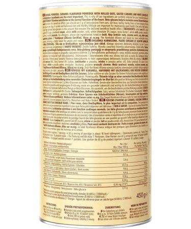 OneDayMore Porridge au Caramel Sans Sucre | 3 x 450 g de muesli d avoine sans sucre | Flocons d avoine v ganes pour le petit-d jeuner base d ingr dients 100% naturels | Collations saines - Buy Online on GoSupps.com