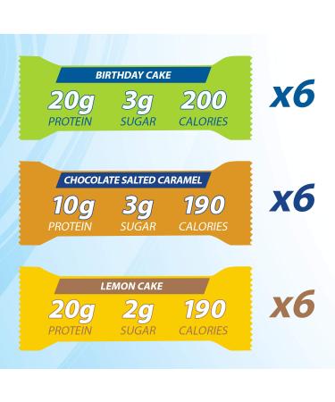 Pure Protein Dessert Variety Pack - 18 Count Protein Bars (1.76 oz Each) - Buy Online on GoSupps.com