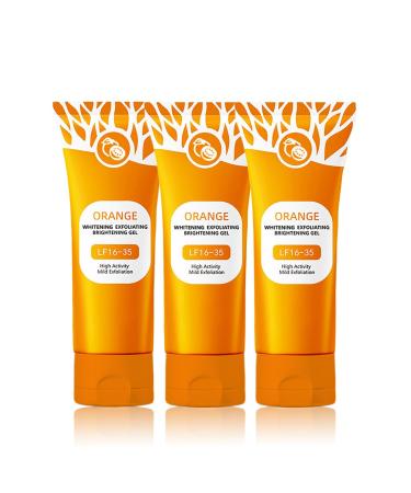 Generisch Natural Orange Exfoliating Gel 2025 - Orange Extract Facial Scrub - Deep Pore Cleansing & Radiant Complexion - Nourishing - Gentle Exfoliating for Face and Body (3