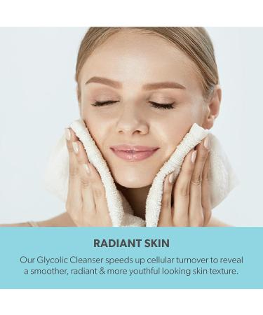 Serious Skincare Glycolic Oil-Free Cleanser - 16 oz. Set | Retexturizing Facial Wash for Normal, Oily, Combination, Problematic Skin | Deep Pore Cleansing Formula - Buy Online on GoSupps.com