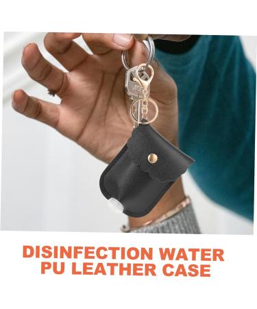 Shop Minkissy 6 STK PU Leather Key Ring Pendants & Travel Bottles | Hand Soap & Disinfectant Containers - International Shipping Available - Buy Online on GoSupps.com
