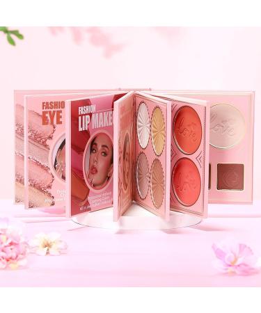 Makeup Book Palette Long Lasting Eyeshadow Highly Pigmented Eyeshadow for Girls Beginners Birthday Valentine's Day Wedding Dating Holiday Party - Buy Online on GoSupps.com