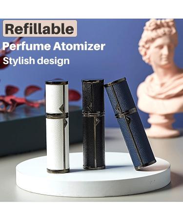 BRARIOS Perfume Atomiser Refillable Travel Size Portable Atomiser Spray Mini Empty Perfume Bottle Leak Proof Cologne Dispenser for Women and Men 5ml (Black(BK)) - Buy Online on GoSupps.com