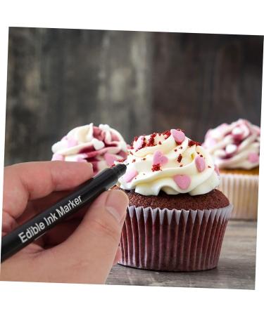 BRIGHTFUFU 2pcs Baking Pen Point Edible Baking Ink Pens Coloring Food Markers Food Coloring Pens Dual Plastic - Buy Online on GoSupps.com